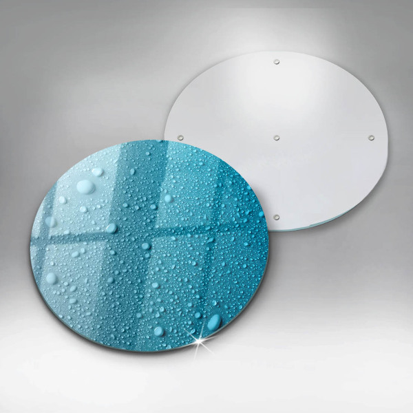 Tagliere in vetro Gocce d'acqua