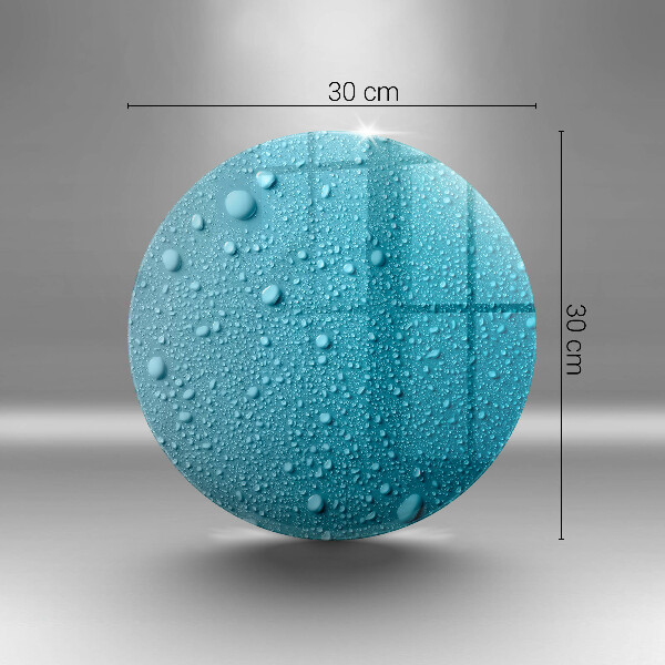 Tagliere in vetro Gocce d'acqua