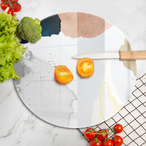 Tagliere in vetro Macchie astratte