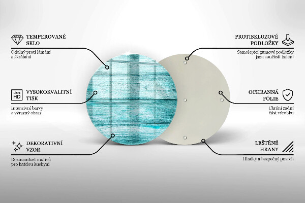 Tagliere in vetro Tavole in legno d'epoca