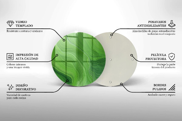 Tagliere in vetro Trama astratta