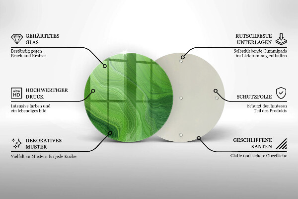 Tagliere in vetro Trama astratta