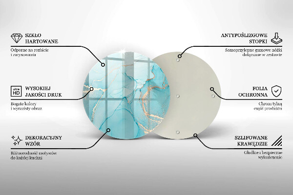 Tagliere in vetro Astrazione di pietra