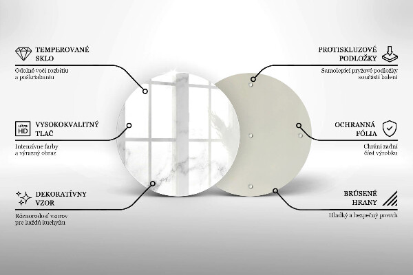 Tagliere in vetro Marmo moderno