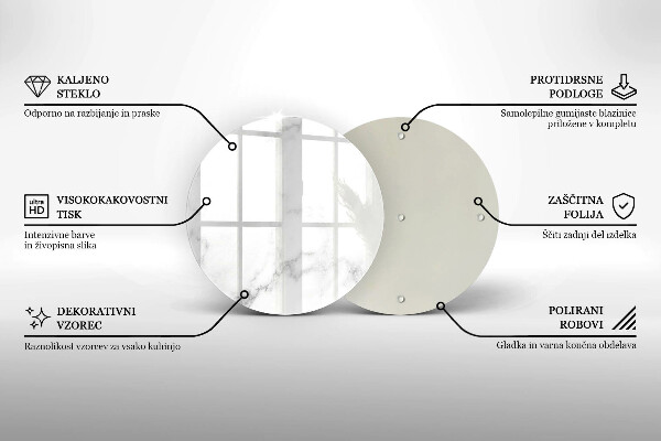 Tagliere in vetro Marmo moderno