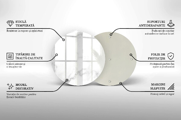 Tagliere in vetro Marmo moderno