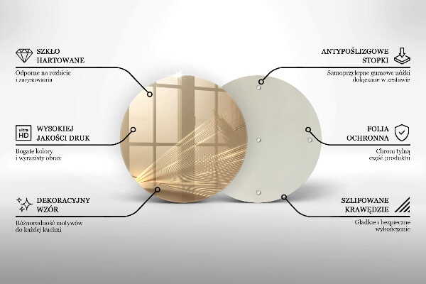 Tagliere in vetro Astrazione moderna