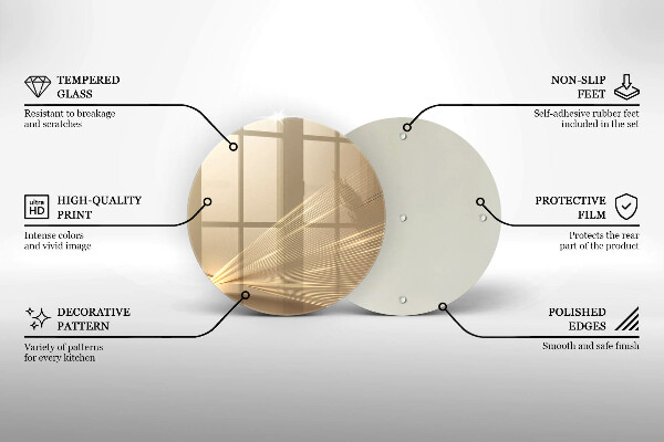 Tagliere in vetro Astrazione moderna
