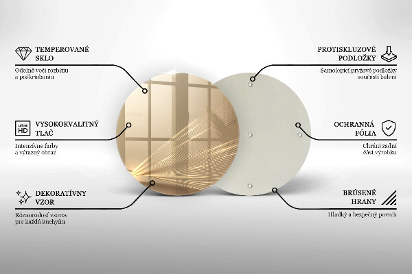 Tagliere in vetro Astrazione moderna