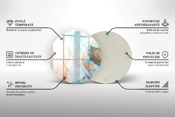 Tagliere in vetro Astrazione del marmo