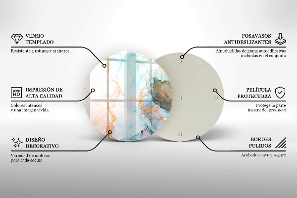 Tagliere in vetro Astrazione del marmo