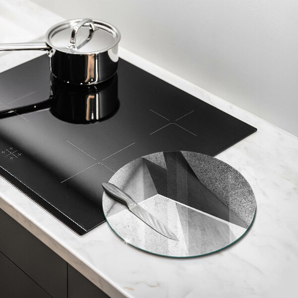 Tagliere in vetro Astrazione concreta