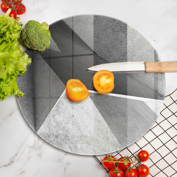 Tagliere in vetro Astrazione concreta