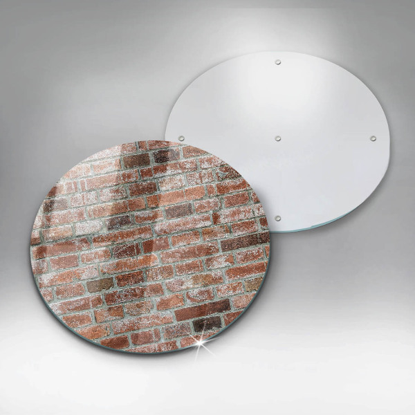 Tagliere in vetro Vecchio muro di mattoni