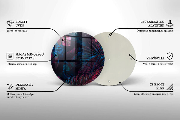 Tagliere in vetro Giungla oscura