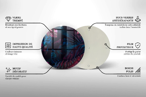 Tagliere in vetro Giungla oscura