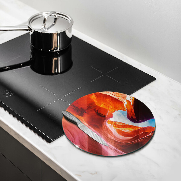 Tagliere in vetro Paesaggio roccioso del canyon