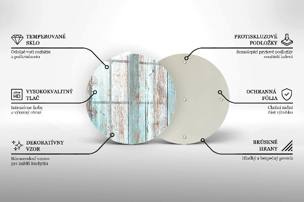 Tagliere in vetro Vecchie tavole d'epoca
