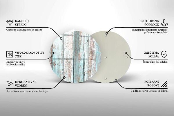 Tagliere in vetro Vecchie tavole d'epoca