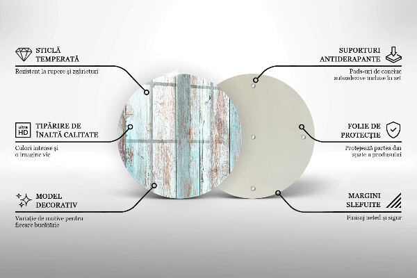 Tagliere in vetro Vecchie tavole d'epoca