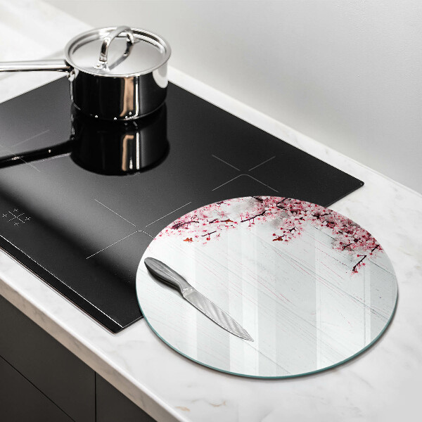 Tagliere in vetro Fiori sulle tavole