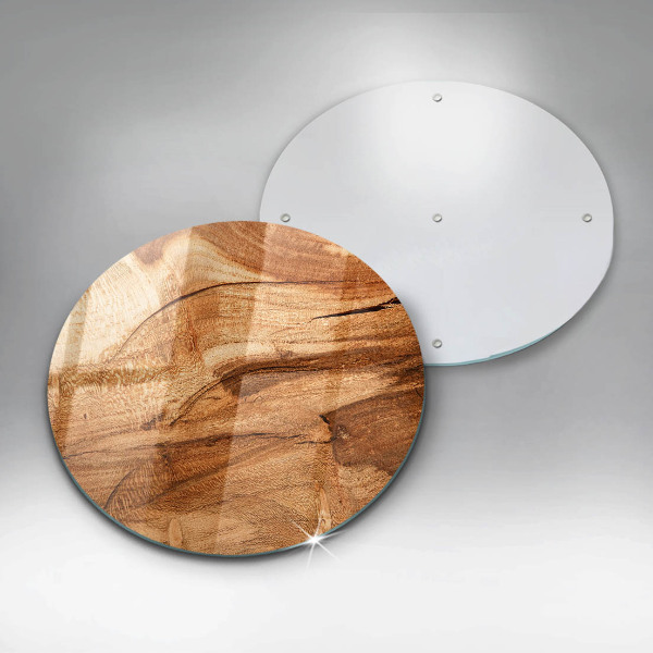 Tagliere in vetro Struttura della tavola di legno