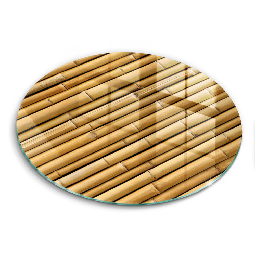 Tagliere in vetro Bambù boho naturale