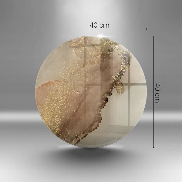 Tagliere in vetro Astrazione dell'oro