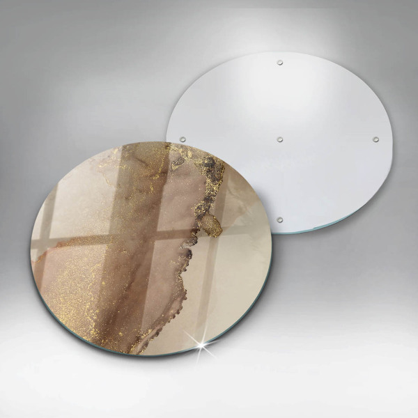 Tagliere in vetro Astrazione dell'oro