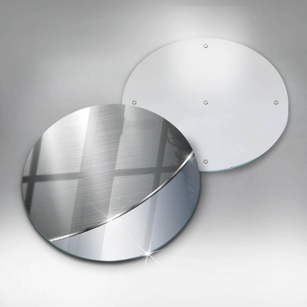 Tagliere in vetro Modello di astrazione in metallo