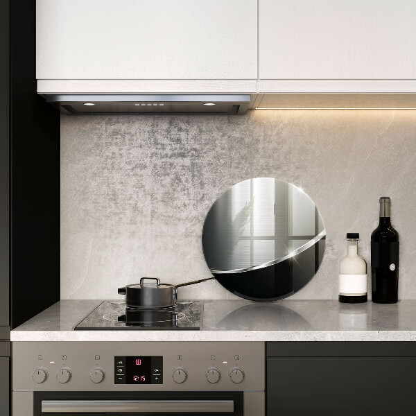 Tagliere in vetro Astrazione con metallo