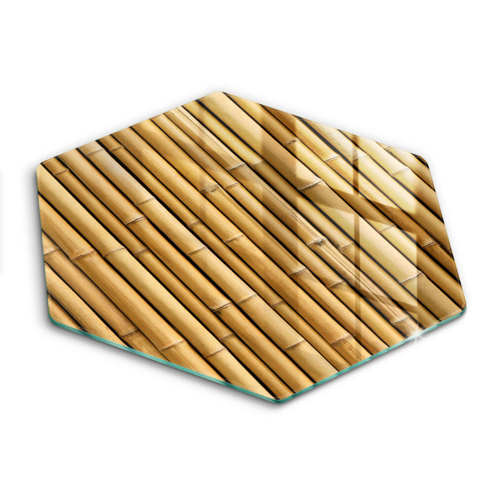 Tagliere in vetro Bambù boho naturale