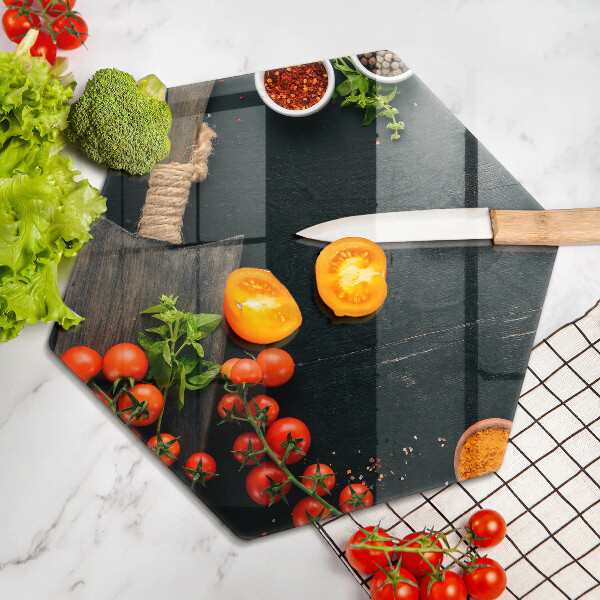 Tagliere in vetro Pomodorini