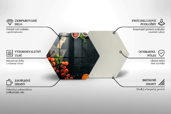 Tagliere in vetro Pomodorini