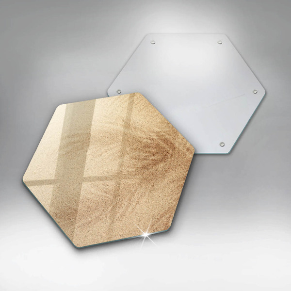 Tagliere in vetro Vacanza sulla spiaggia di sabbia