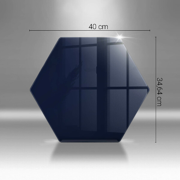 Tagliere in vetro temperato blu navy