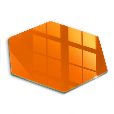 Tagliere in vetro temperato colore arancione