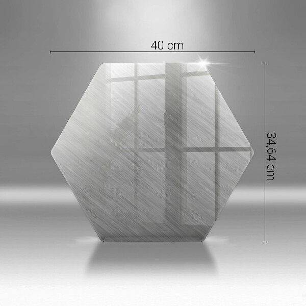 Tagliere in vetro Sfondo con struttura in metallo