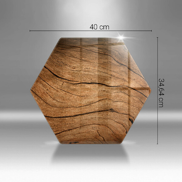 Tagliere in vetro Struttura della tavola di legno