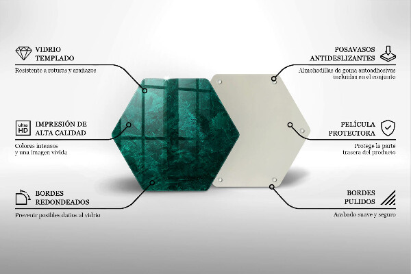 Tagliere in vetro Trama di sfondo in pietra