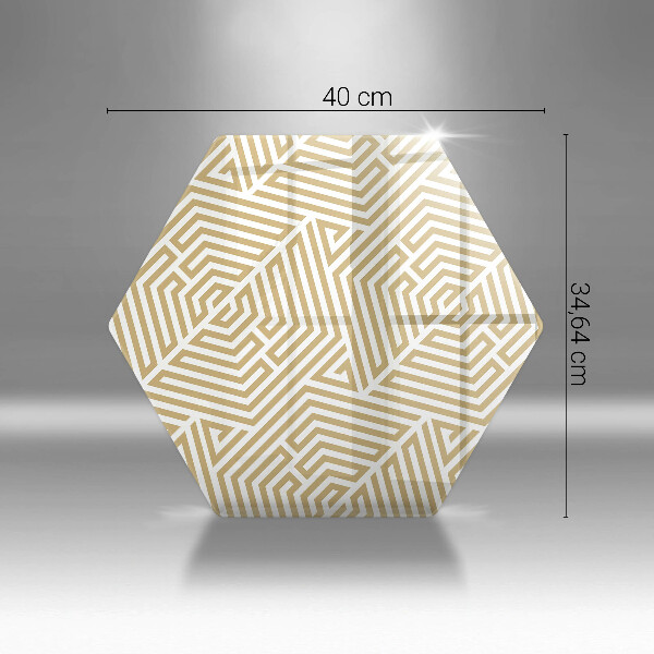 Tagliere in vetro Linee geometriche