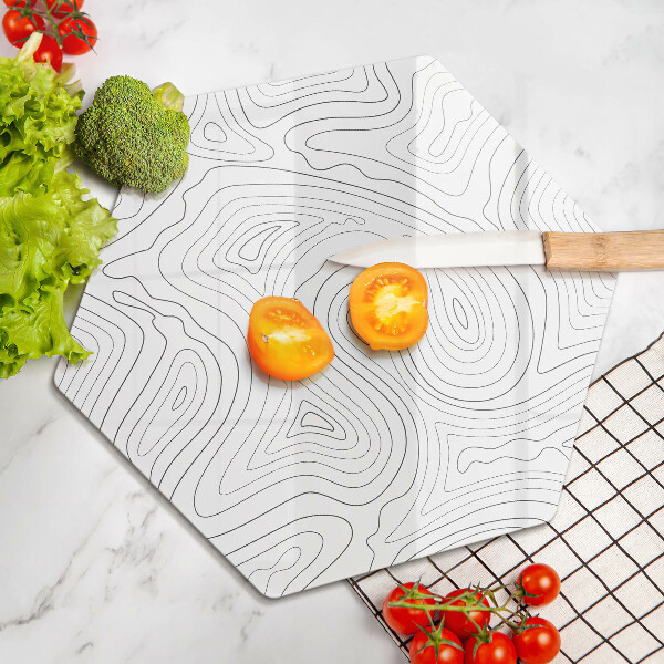 Tagliere in vetro Forme astratte