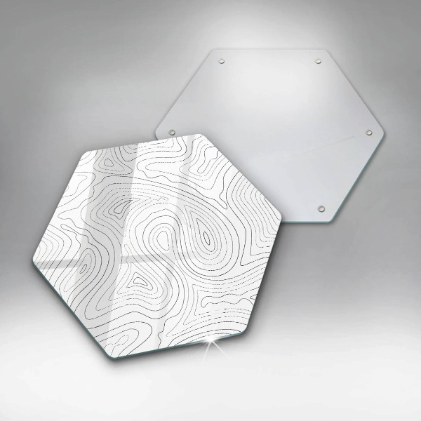 Tagliere in vetro Forme astratte