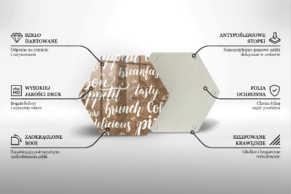 Tagliere in vetro Sottotitoli buon appetito