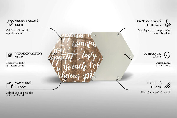 Tagliere in vetro Sottotitoli buon appetito