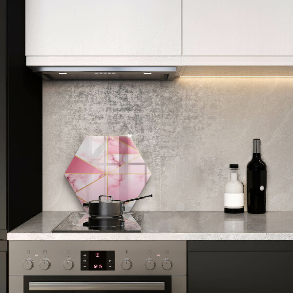 Tagliere in vetro Marmo geometrico