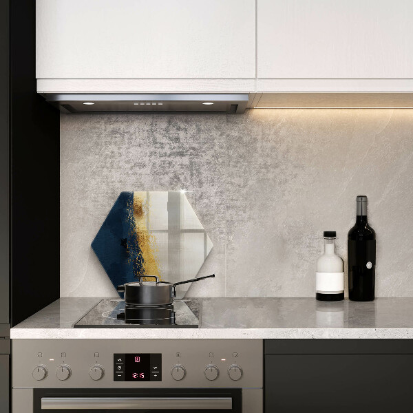 Tagliere in vetro Astrazione dell'oro