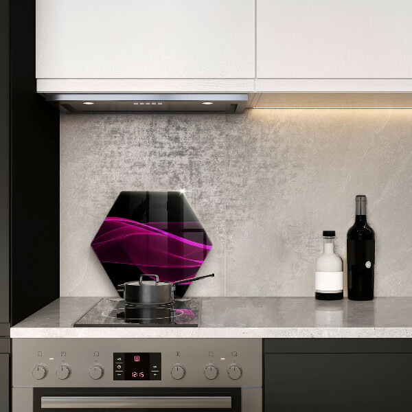 Tagliere in vetro Astrazione rosa