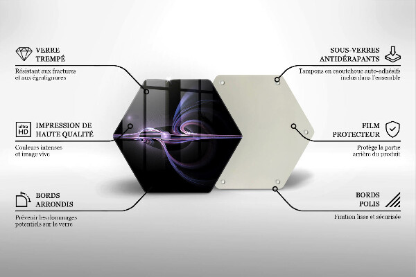 Tagliere in vetro Astrazione moderna