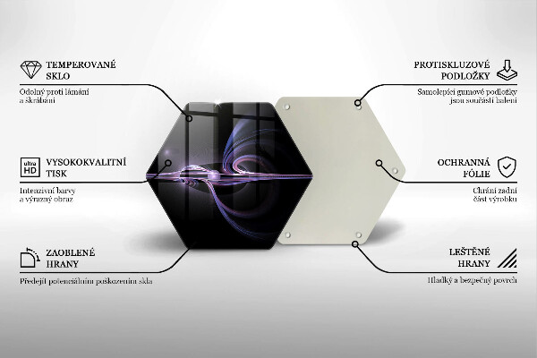 Tagliere in vetro Astrazione moderna